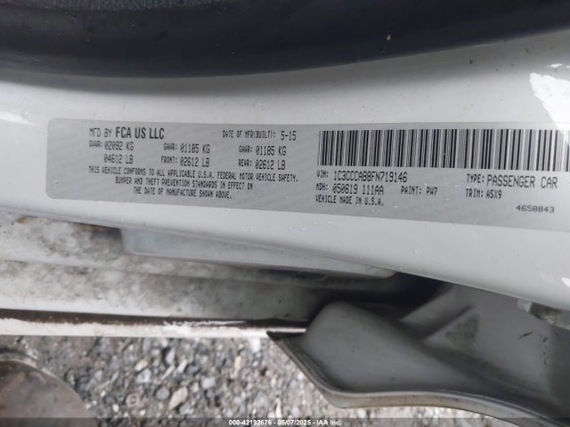 Chrysler 200 Limited 2015 1C3CCCAB8FN719146 Image 9