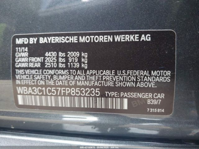 WBA3C1C57FP853235 BMW 328I