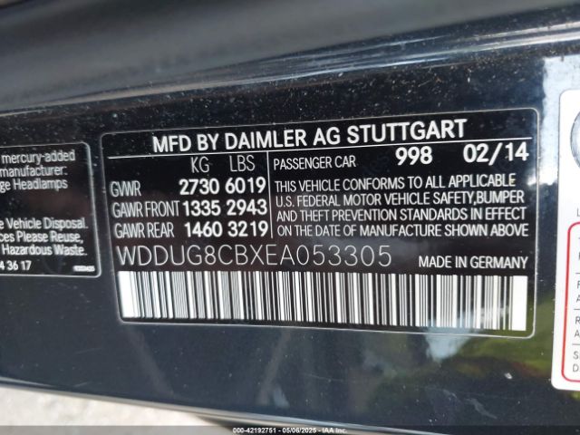 2014 MERCEDES-BENZ S 550 WDDUG8CBXEA053305 Photo 8