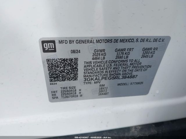 3GKALPEG5RL384887 GMC Terrain Fwd Slt