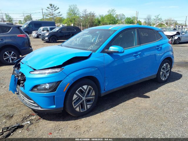 KM8K33AGXNU150593 Hyundai Kona Electric Sel