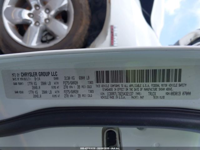 1C6RR7LT6ES432137 RAM 1500 Big Horn
