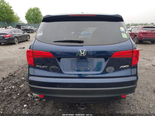 5FNYF6H84GB025770 Honda Pilot Ex-l