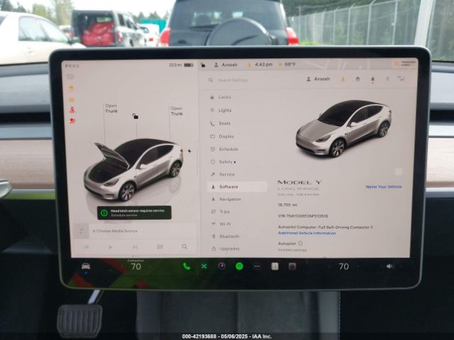 7SAYGDEE3NF513510 Tesla Model Y Long Range Dual Motor All-wheel Drive