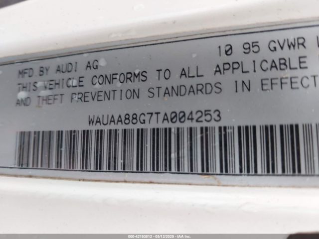 1996 AUDI CABRIOLET WAUAA88G7TA004253 Photo 8