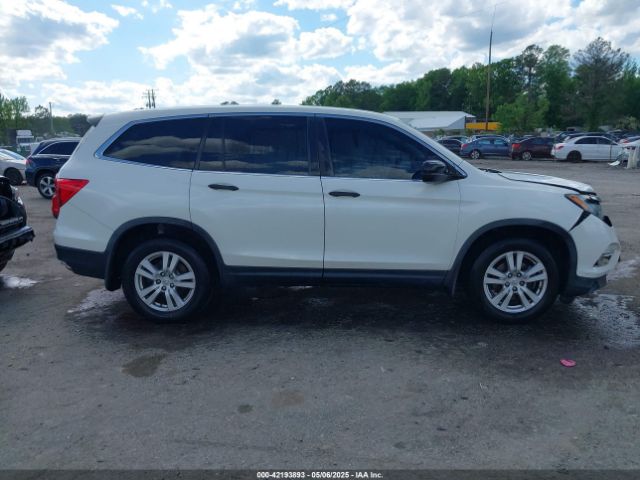 5FNYF6H12JB012543 Honda PILOT LX