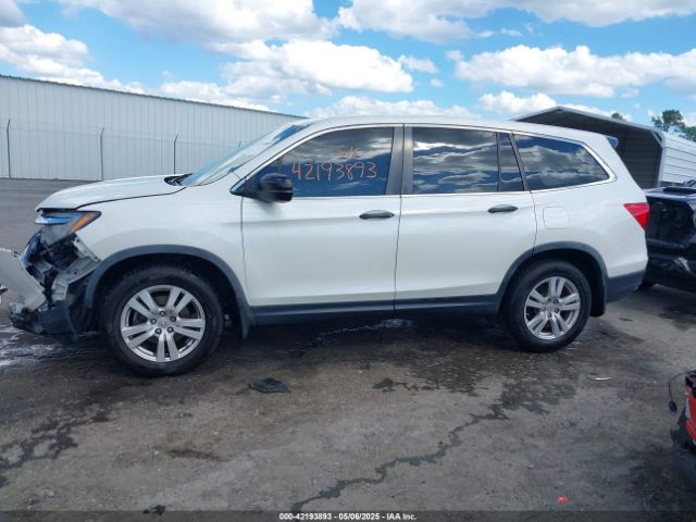 5FNYF6H12JB012543 Honda PILOT LX