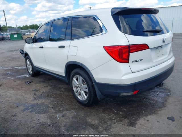 5FNYF6H12JB012543 Honda PILOT LX