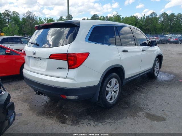 5FNYF6H12JB012543 Honda PILOT LX
