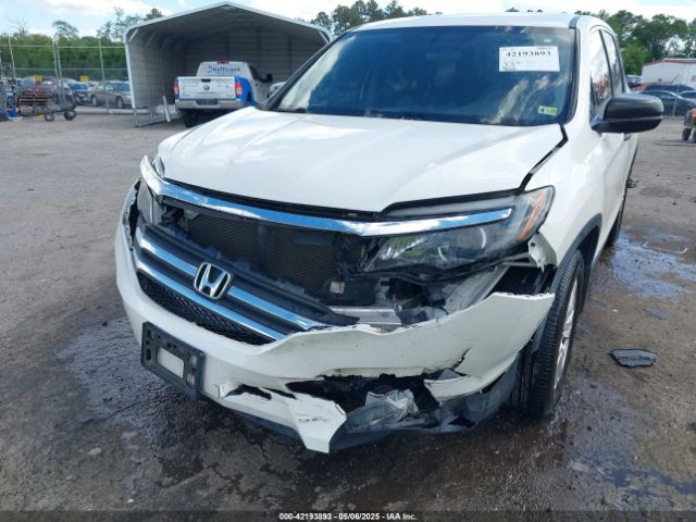 5FNYF6H12JB012543 Honda PILOT LX