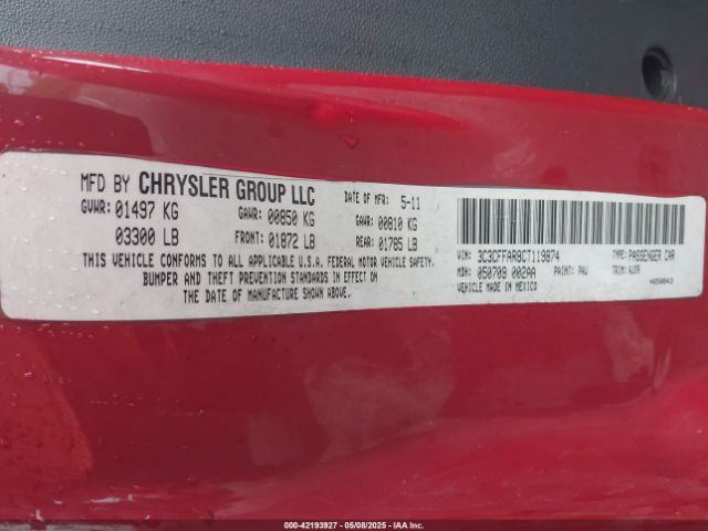 2013 FIAT 500C 3C3CFFDR2DT652123 Photo 8