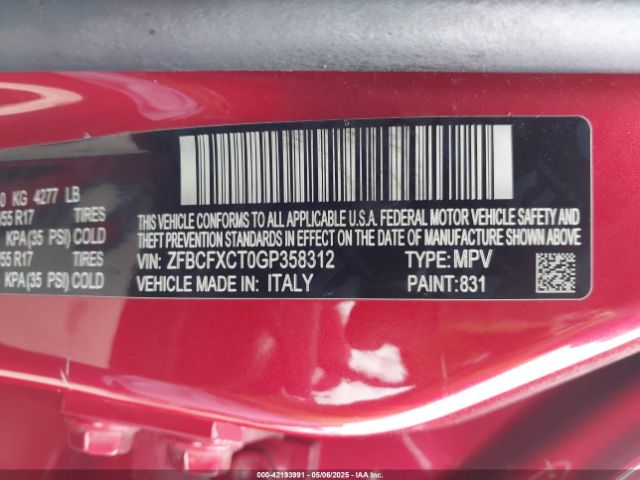 2016 FIAT 500X ZFBCFXCT0GP358312 Photo 8
