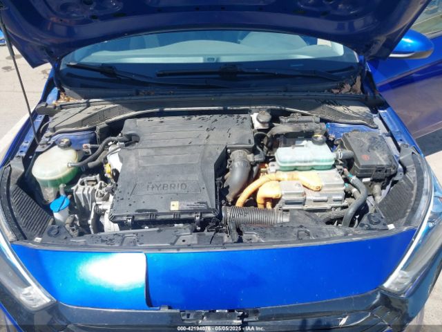 KMHC65LC8KU170791 Hyundai Ioniq Hybrid Blue