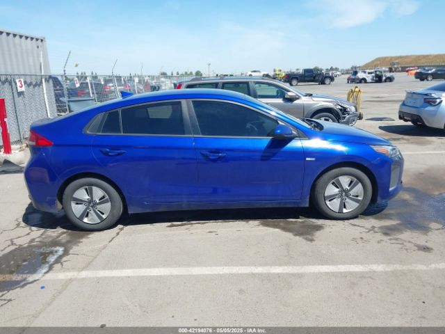 KMHC65LC8KU170791 Hyundai Ioniq Hybrid Blue