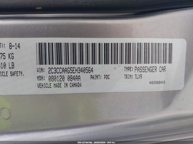 2C3CCAAG5EH340564 Chrysler 300