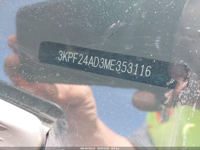 3KPF24AD3ME353116 KIA Forte Lxs