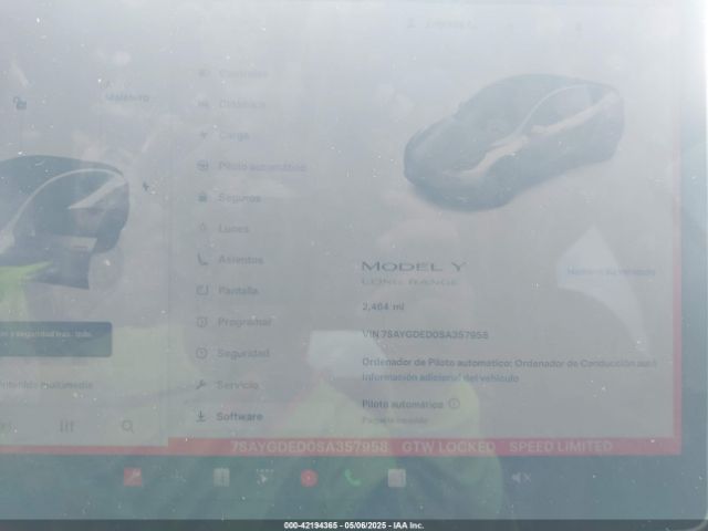 2025 TESLA MODEL Y 7SAYGDED0SA357958 Photo 6