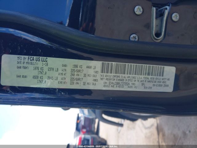 2018 JEEP COMPASS 3C4NJCBB0JT272524 Photo 8