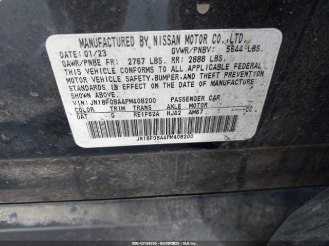 2023 NISSAN ARIYA JN1BF0BA4PM408200 Photo 8