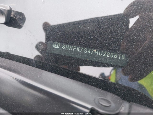 SHHFK7G47HU226618 Honda Civic Sport