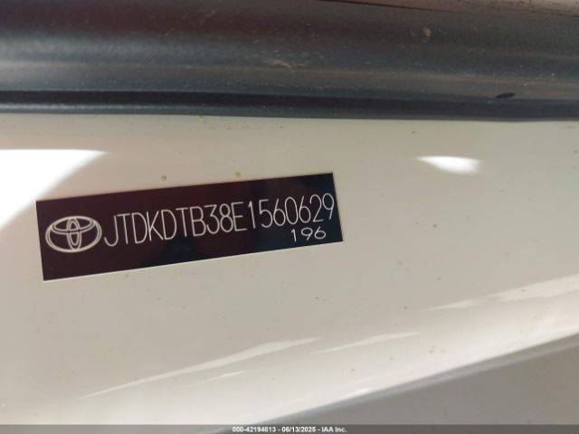JTDKDTB38E1560629 Toyota Prius C One