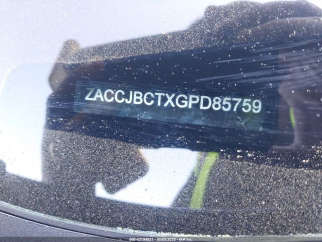 ZACCJBCTXGPD85759 Jeep Renegade Trailhawk