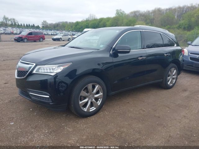 5FRYD4H9XGB035706 Acura Mdx Advance   Entertainment Packages/advance Package