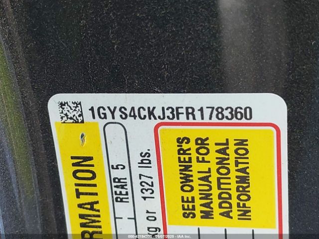 2015 CADILLAC ESCALADE 1GYS4CKJ3FR178360 Photo 8