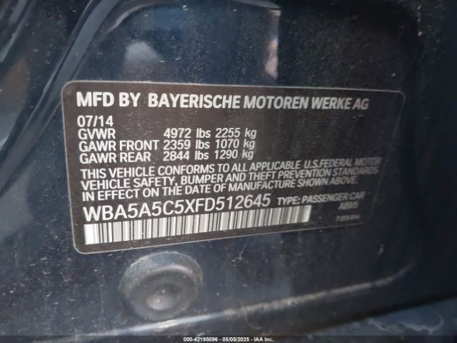 WBA5A5C5XFD512645 BMW 528I