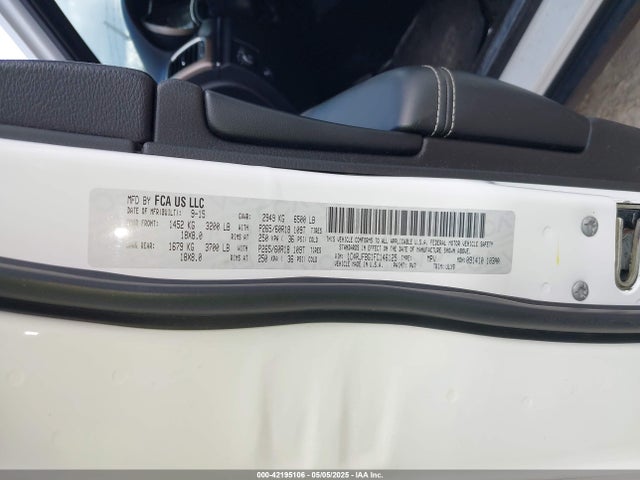 1C4RJFBG1FC146125 Jeep Grand Cherokee Limited