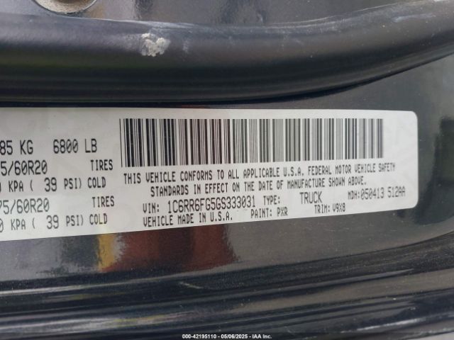 1C6RR6FG5GS333031 RAM 1500 Express