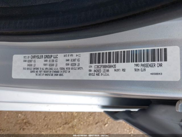 2011 CHRYSLER 200 1C3BC2FB8BN580435 Photo 8