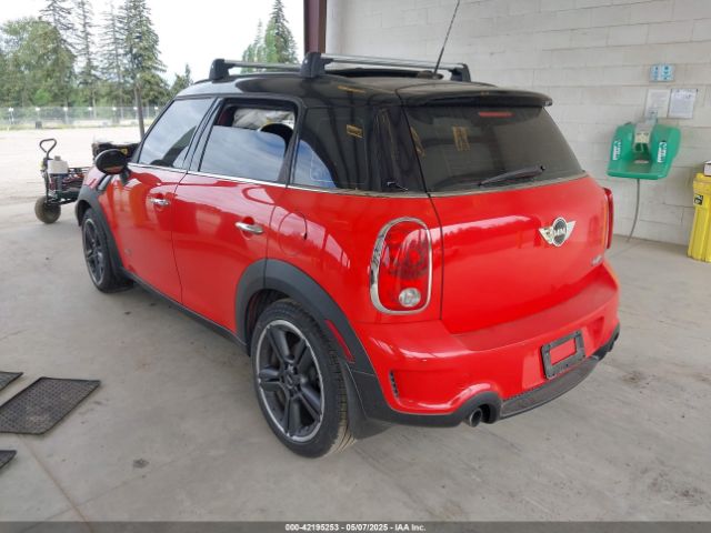 2012 MINI COOPER S COUNTRYMAN WMWZC5C51CWL56989 Photo 2