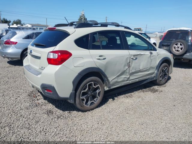 JF2GPAGC5E8227498 Subaru Xv Crosstrek 2.0i Limited