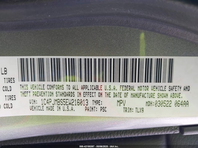 Jeep Cherokee Trailhawk 2014 1C4PJMBS5EW216013 Image 9