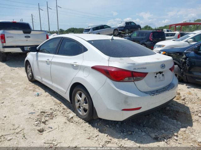 5NPDH4AE8FH593260 Hyundai ELANTRA SE