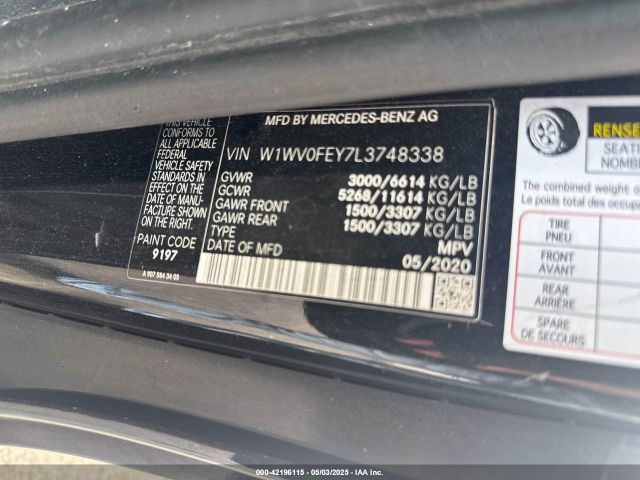 W1WV0FEY7L3748338 Mercedes-Benz Metris