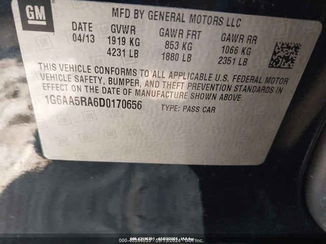 2013 CADILLAC ATS 1G6AA5RA6D0170656 Photo 8