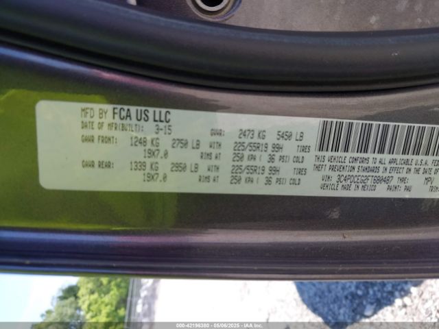3C4PDCEG2FT680487 Dodge Journey R/t