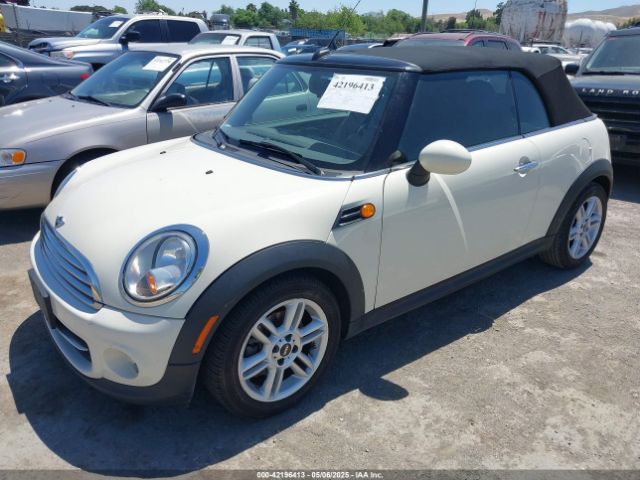 2013 MINI CONVERTIBLE WMWZN3C55DT265855 Photo 1