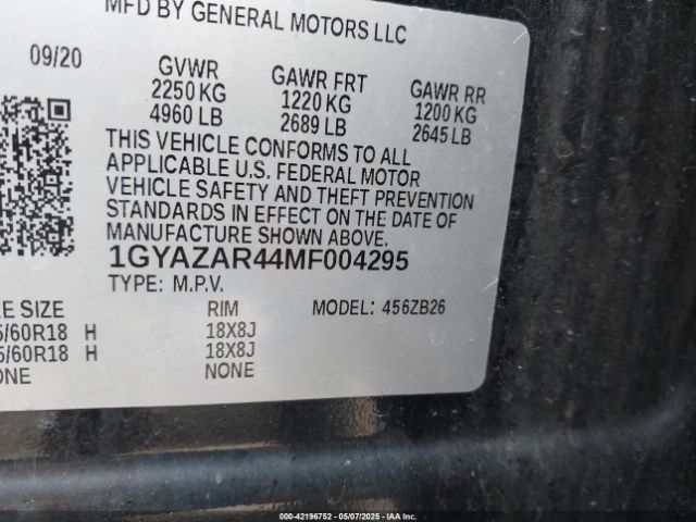 2021 CADILLAC XT4 1GYAZAR44MF004295 Photo 8