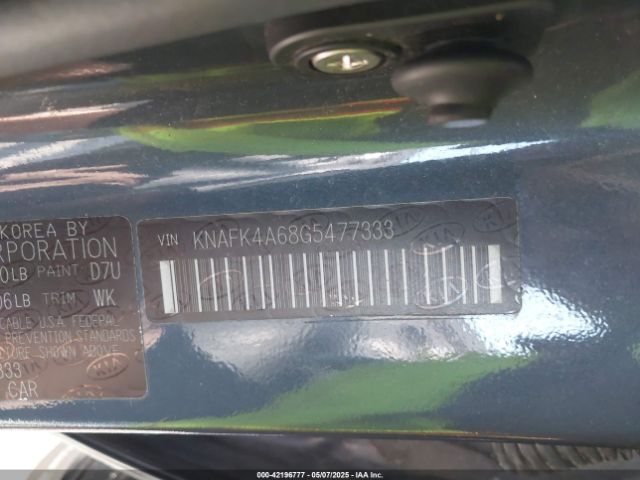 KNAFK4A68G5477333 KIA FORTE LX
