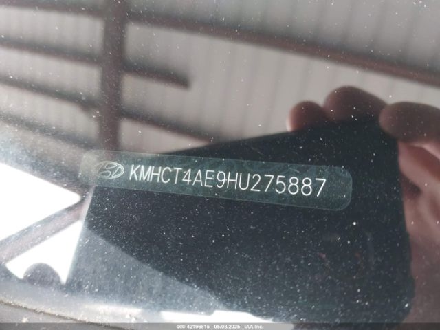 KMHCT4AE9HU275887 Hyundai Accent Value Edition