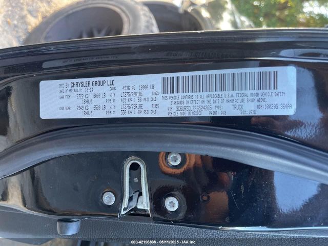 3C6UR5DL7FG524265 RAM 2500 Slt