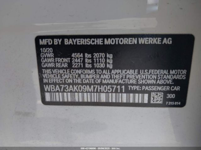 WBA73AK09M7H05711 BMW 228i Gran Coupe Xdrive
