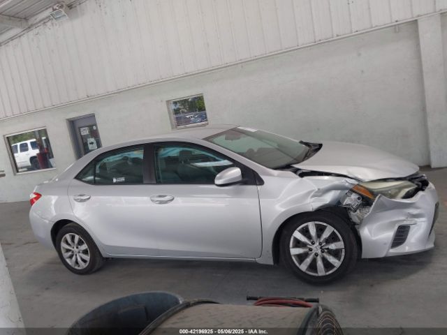 2T1BURHE1GC578593 Toyota COROLLA LE