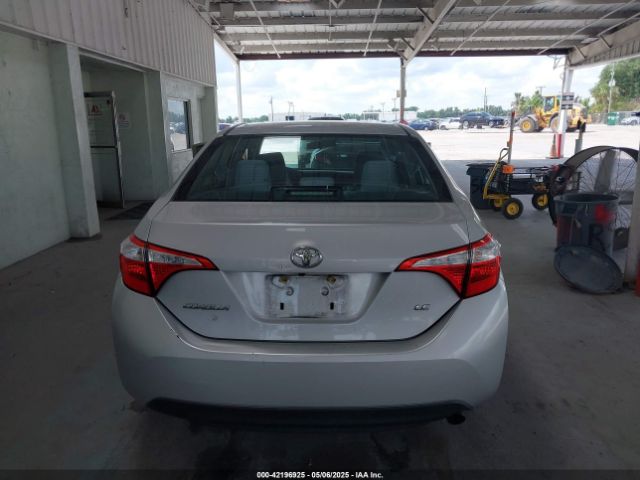 2T1BURHE1GC578593 Toyota COROLLA LE
