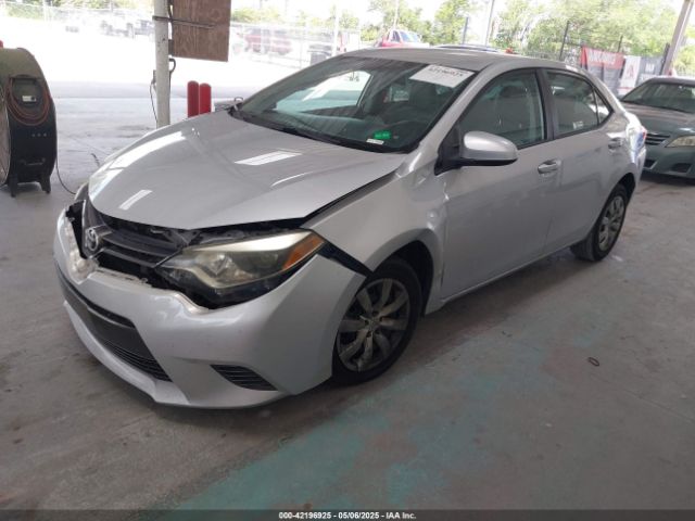 2T1BURHE1GC578593 Toyota COROLLA LE