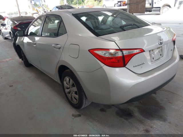 2T1BURHE1GC578593 Toyota COROLLA LE