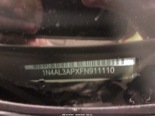 1N4AL3APXFN911110 Nissan Altima 2.5 Sl